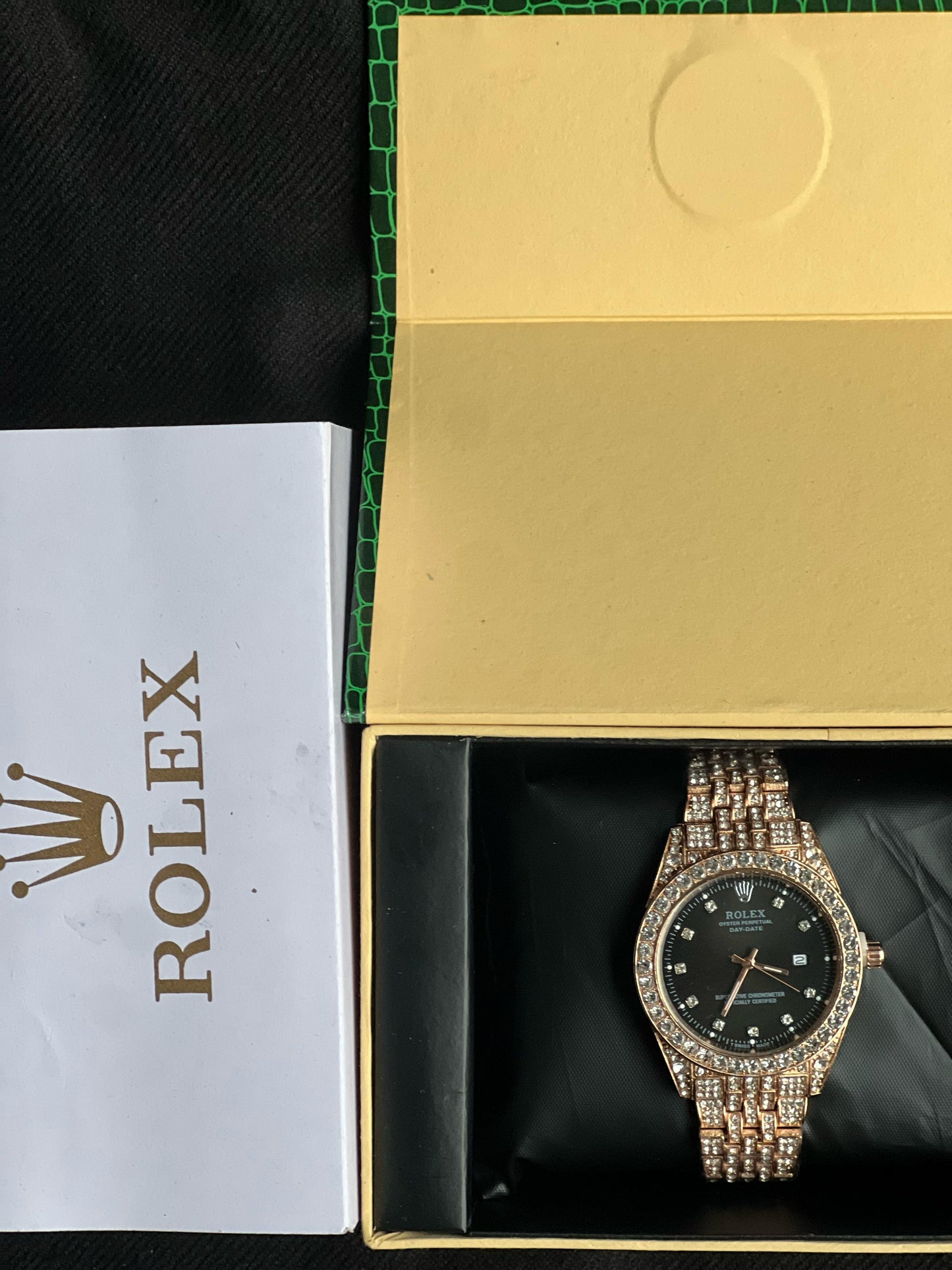 Rolex Golden Black Dial