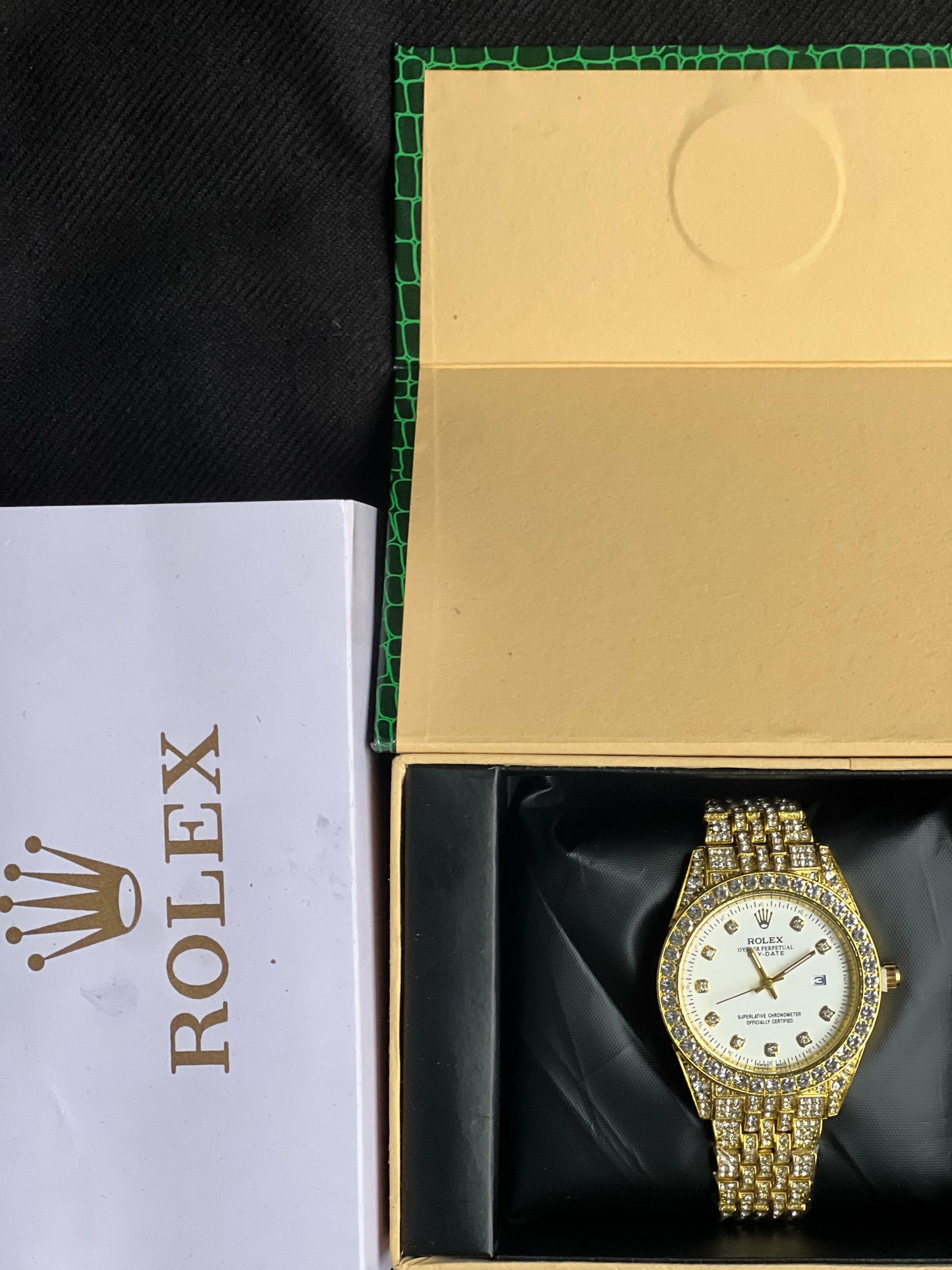 Rolex Golden White Dial