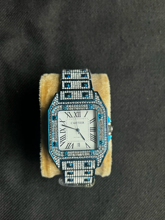 Cartier Blue And Silver