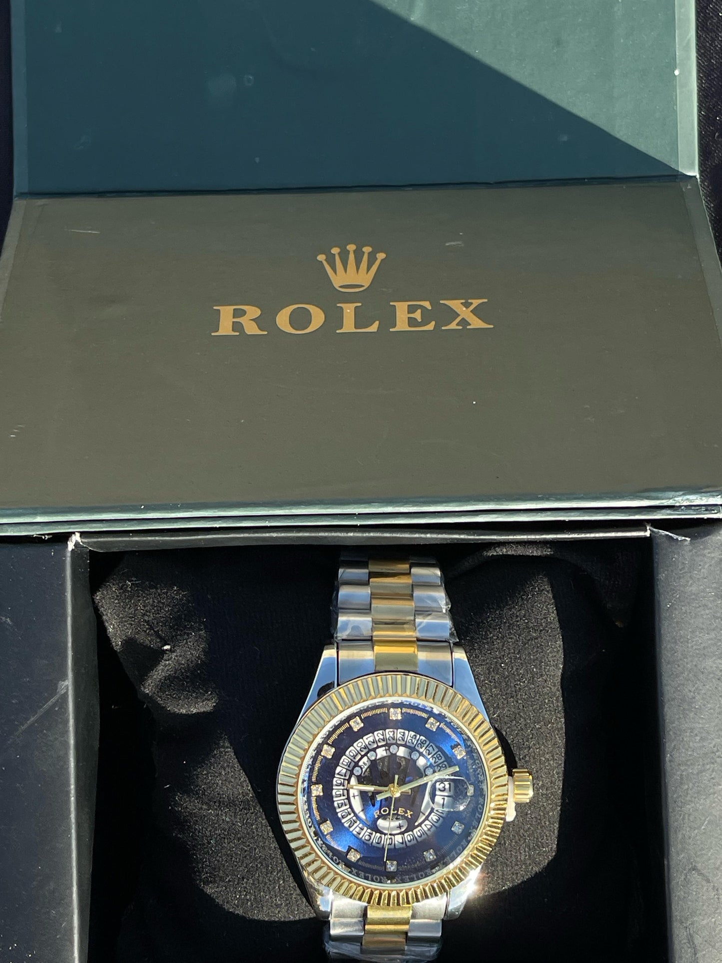 Rolex TwoTone Blue Dial