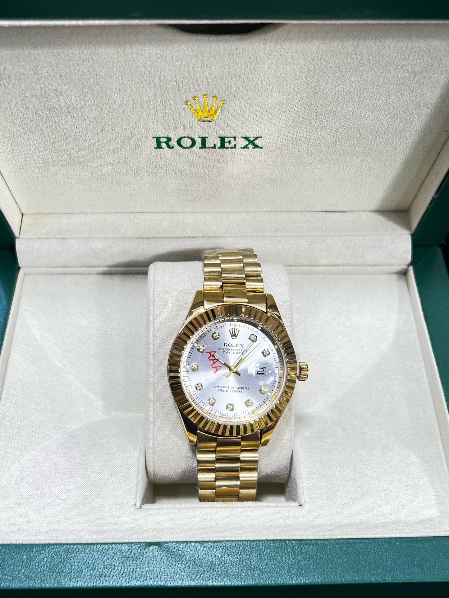 Rolex Golden Silver Dial