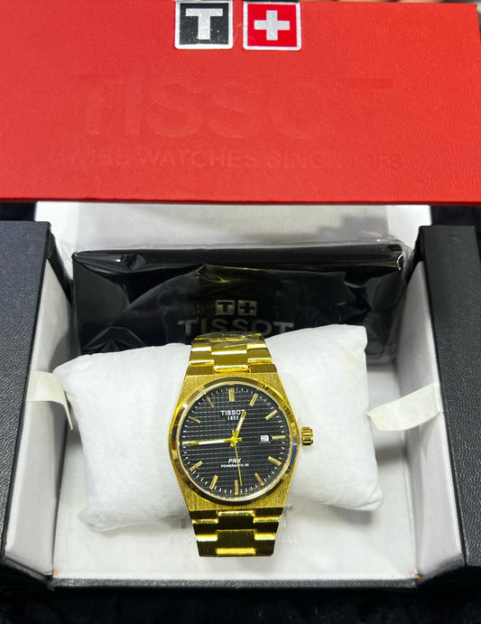 Tissot Golden With Black Dial