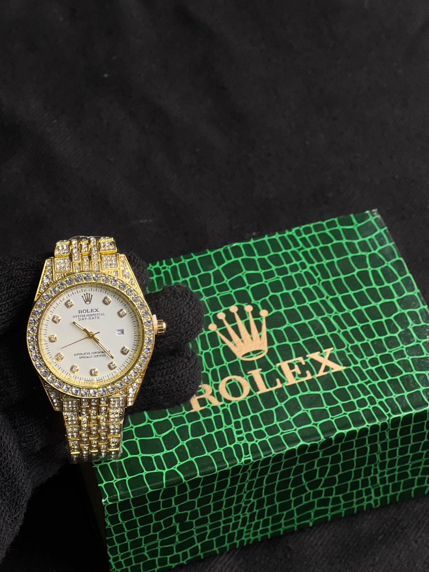 Rolex Golden White Dial