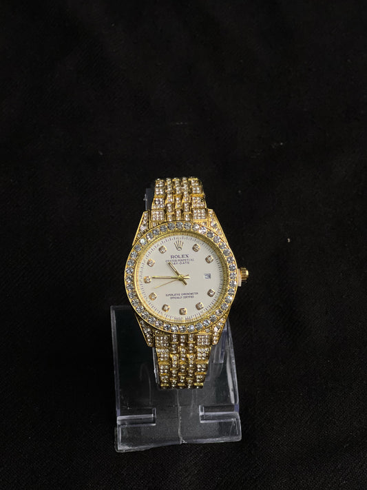 Rolex Golden White Dial