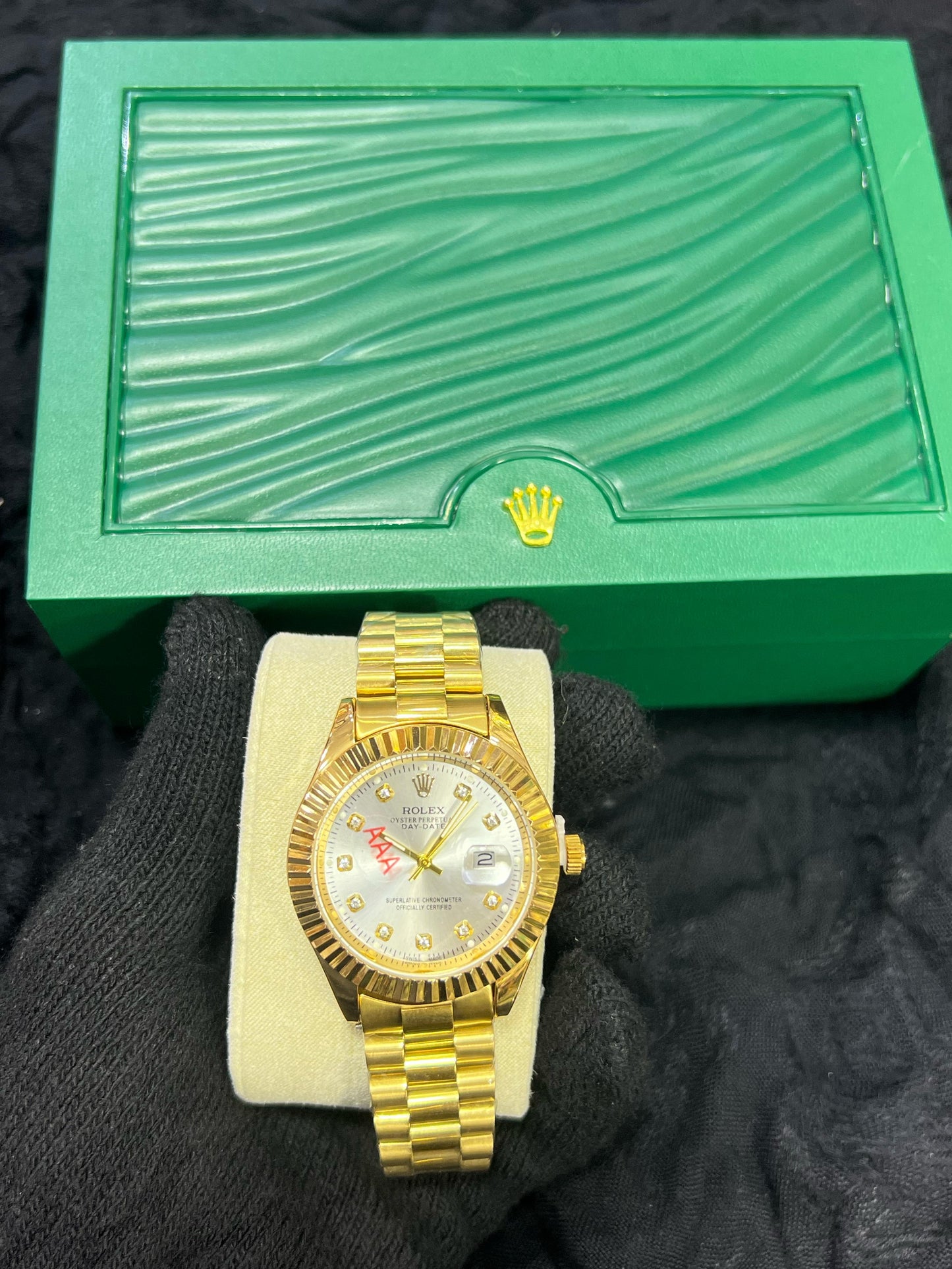 Rolex Golden Silver Dial